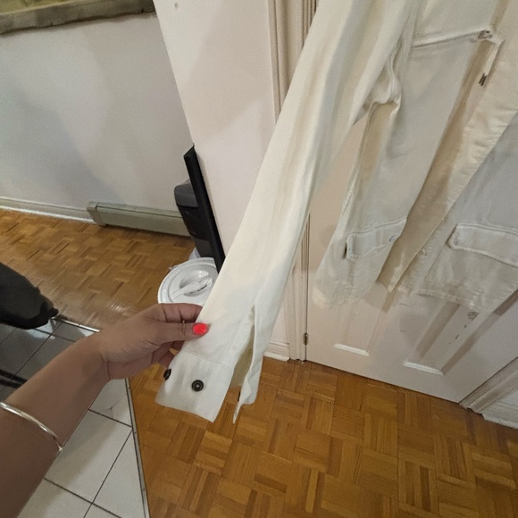 Vintage white light jacket cargo style * accepting offers - Picture 4 of 6